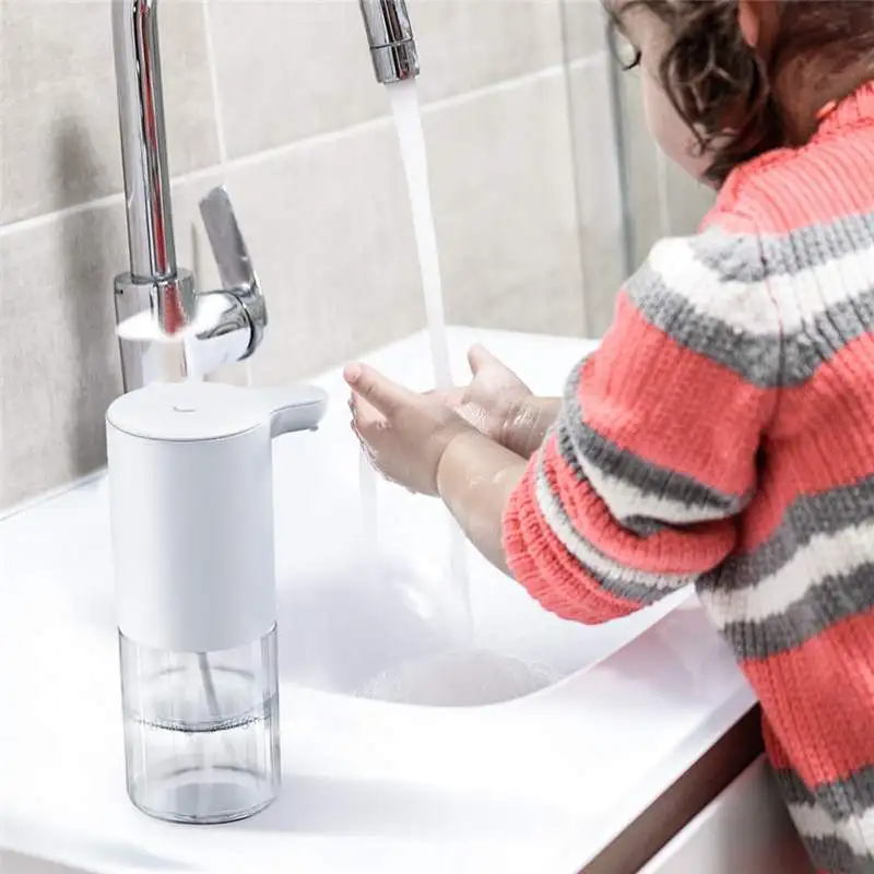

320ml Automatic Foam Soap Dispenser Hand Washing Machine Intelligent IPX4 Infrared Sensor Touchless Liquid Foam Hand Sanitizers