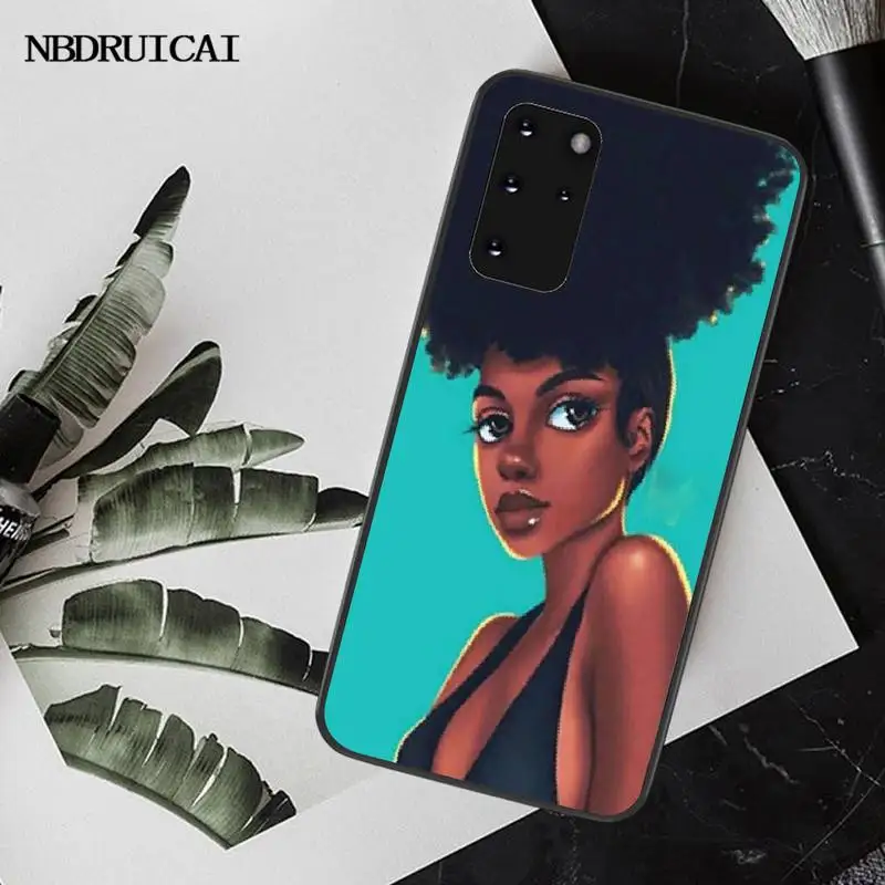 Чехол для телефона с принтом сделай сам PENGHUWAN MELANIN POPPIN Samsung S20 plus Ultra S6 S7 edge S8 S9 S10
