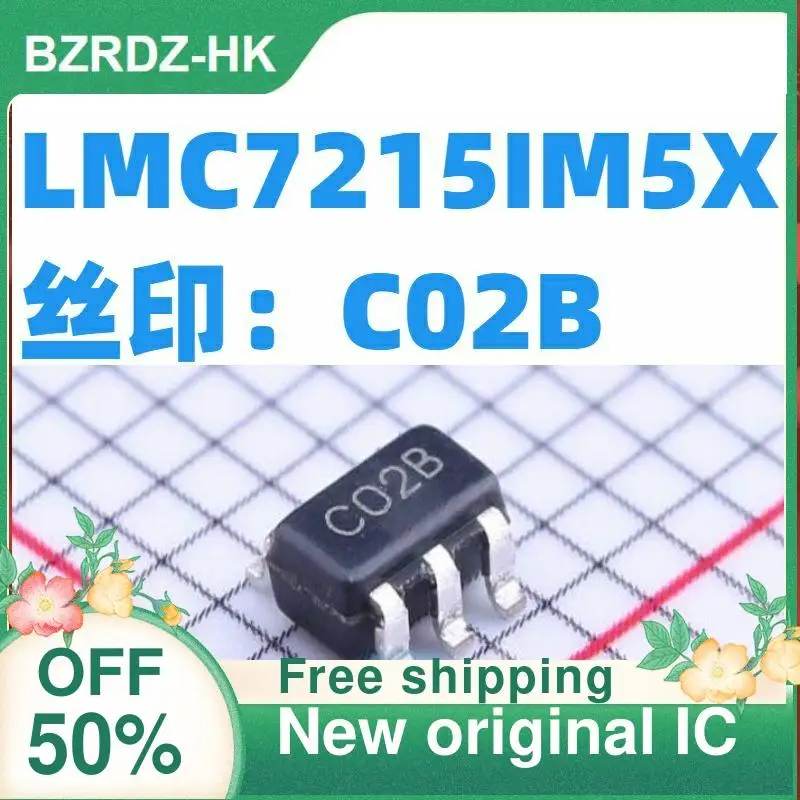 

5PCS/lot LMC7215IM5X SOT23-5 C02B New original IC