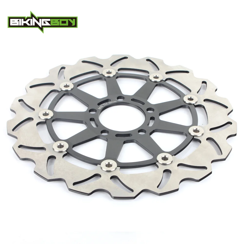 

BIKINGBOY For Kawasaki ZXR 250 C 91 92 93 94 95 C1-C5 ZXR 250 R SP 1991 ZX2R ZX-2R 90-21 Front Rear Brake Discs Disks Rotors