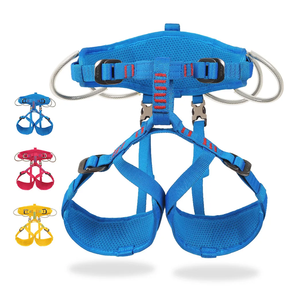 P416 Children's Half-length Safety Outdoor Mountaineering Rock Climbing Protective Belt Expanding Fall Prevention