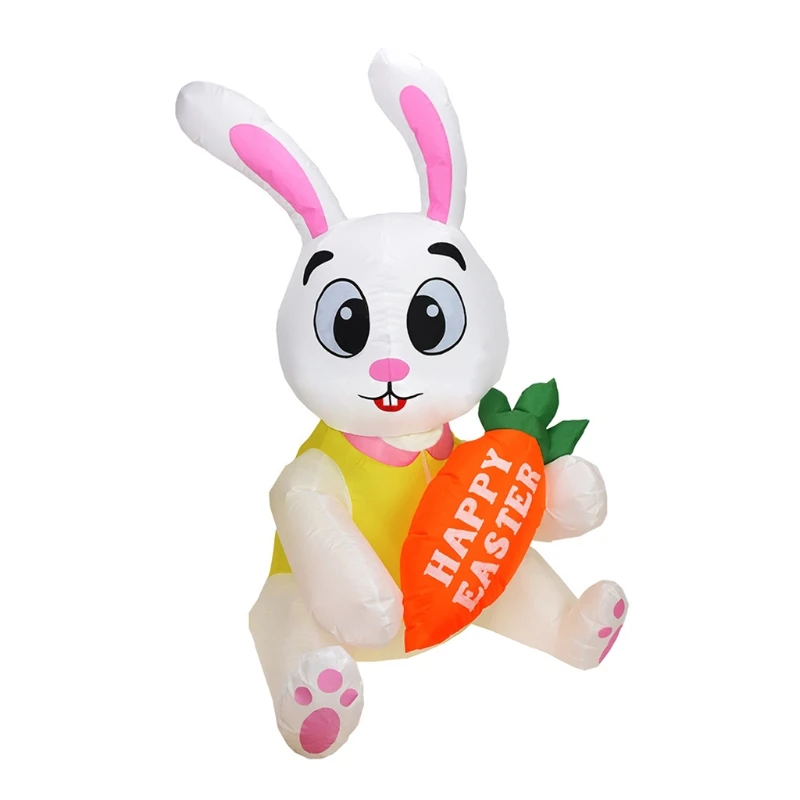 

New Design 1.6m Inflatable Easter Bunny Doll LED Night Light Figure Yard Outdoor Garden Toy Mar-11