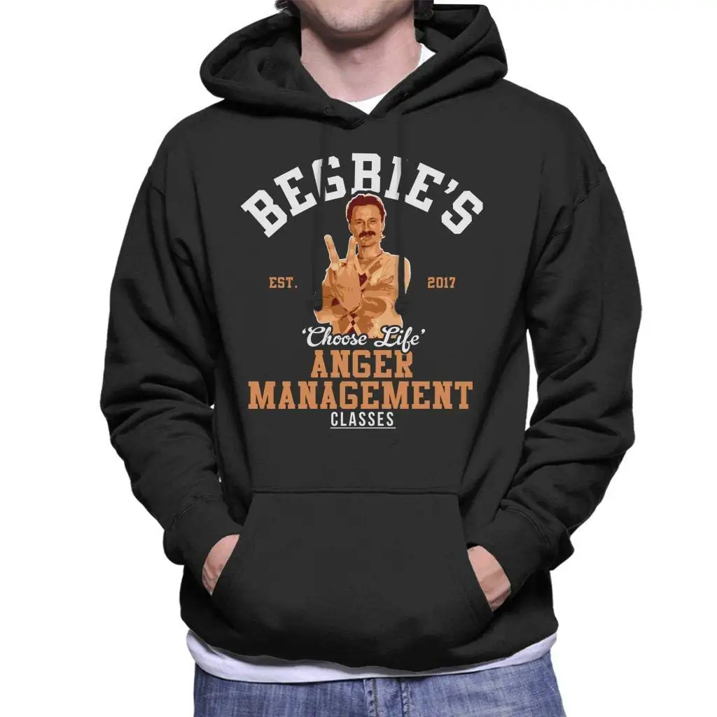 TSDFCBegbies Anger Management Classes Trainspotting Men's Hooded Sweatshirt |