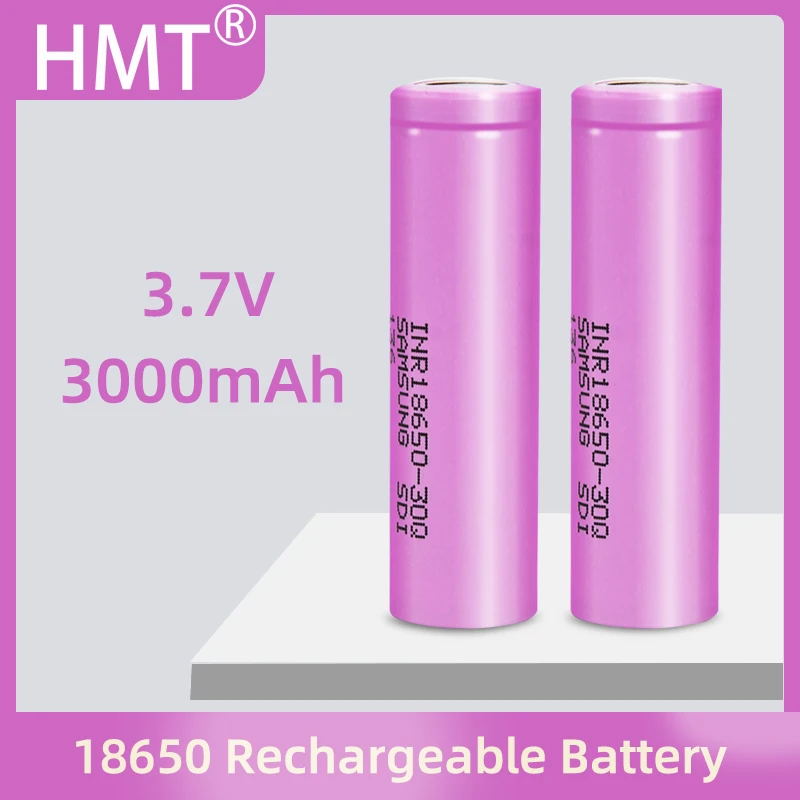 

2021 3000mah 100% original rechargeable lithium ion battery capacity 3.7V 18650 battery 30Q INR 18650 30Q 20A fast delivery