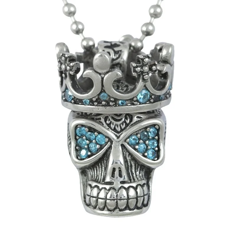 

New Fashion Gothic Skull Men's and Women's Universal Pendant Necklace Party Party Birthday Gift Jewelry Necklace Wholesale