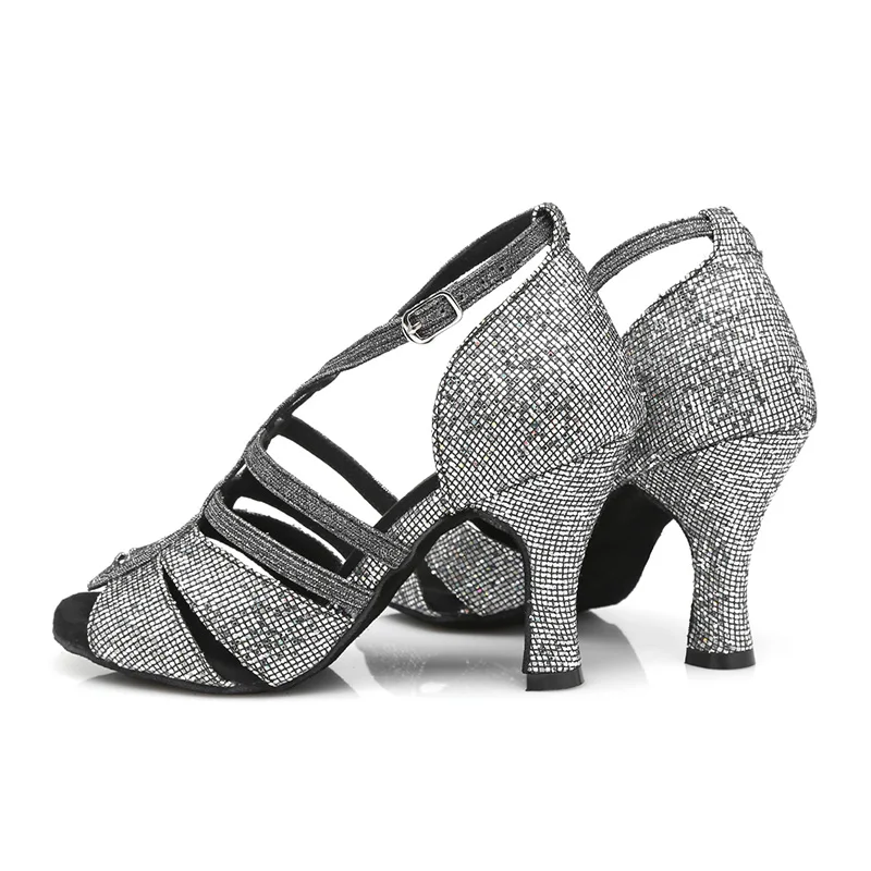 Женская обувь для латинских танцев на каблуке Обувь сальсы бальных танго самбы