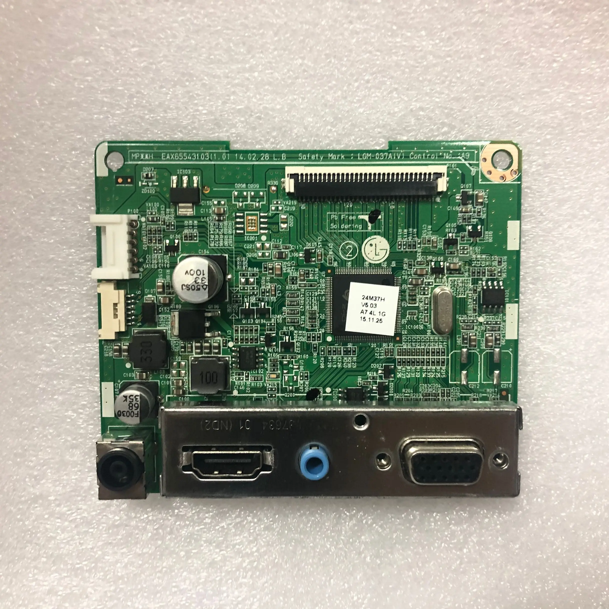 Новинка бесплатная доставка оригинальный 100% тест для LG 24M37H B EAX65543103 LGM 037A плата