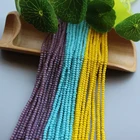 Хрустальные бусины BEAUCHAMP, 130 шт., ограненные бусины-Рондель для шитья, рукоделия, бант, повязка на голову, ювелирные изделия, аксессуары