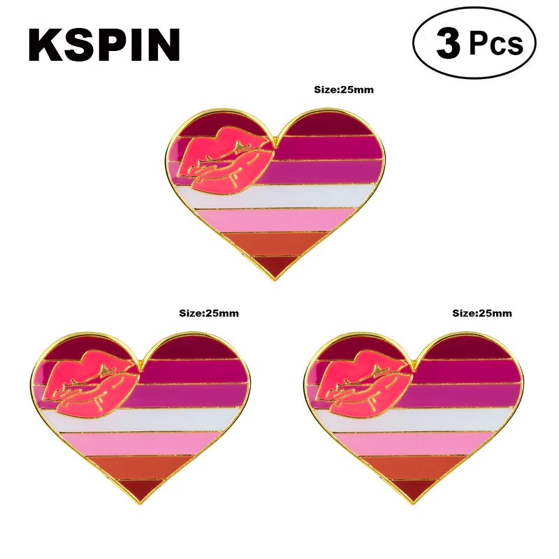 Асексуальные броши на лацкан в форме сердца значок с флагом брошь значки |