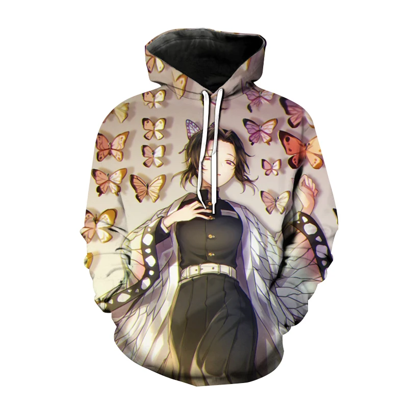 

Anime Hoodies Demon Slayer Kimetsu no Yaiba 3D Print Hooded Sweatshirt Men Women Fashion Pullover Hip Hop Hoodie Clothing