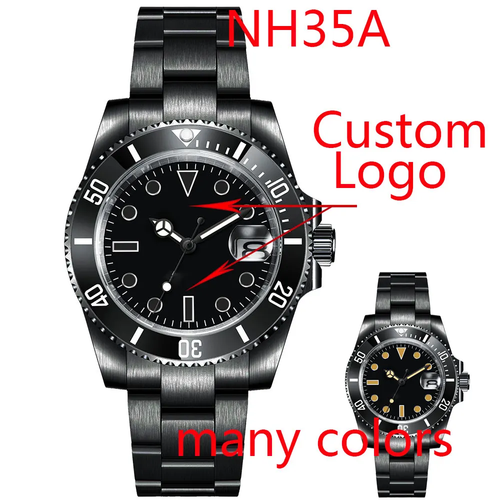 Часы мужские механические с сапфировым стеклом 10 бар |