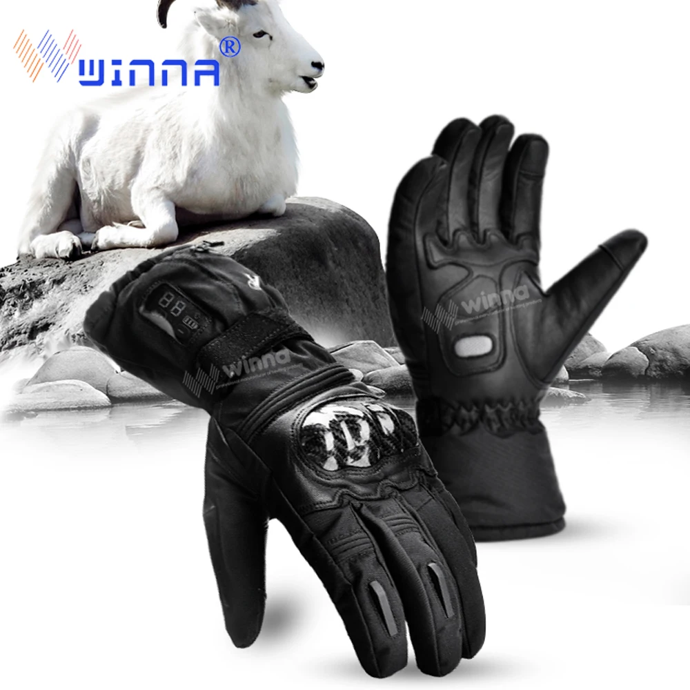 Лучший подарок водонепроницаемые перезаряжаемые нагревательные перчатки 2200 мАч