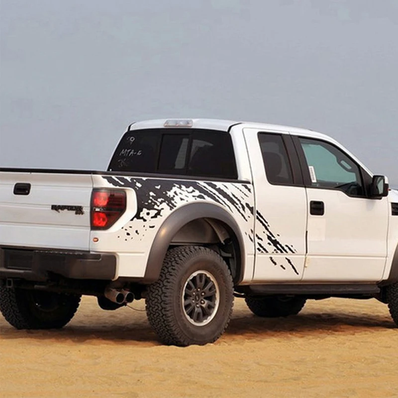 Боковая наклейка для кузова автомобиля графические пятнистые наклейки Tacoma Tundra Ram