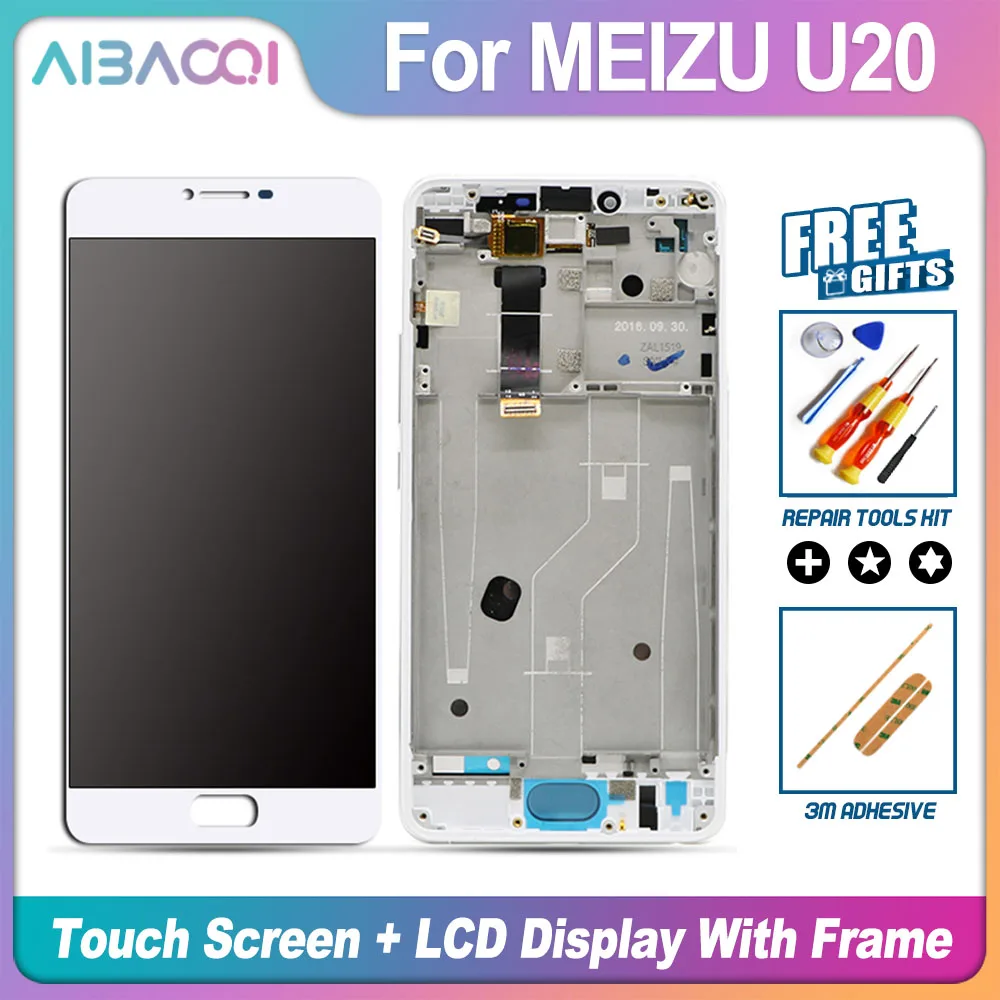 Сенсорный экран AiBaoQi 5 дюйма ЖК-дисплей 1920x1080 рамка кабель питания для замены