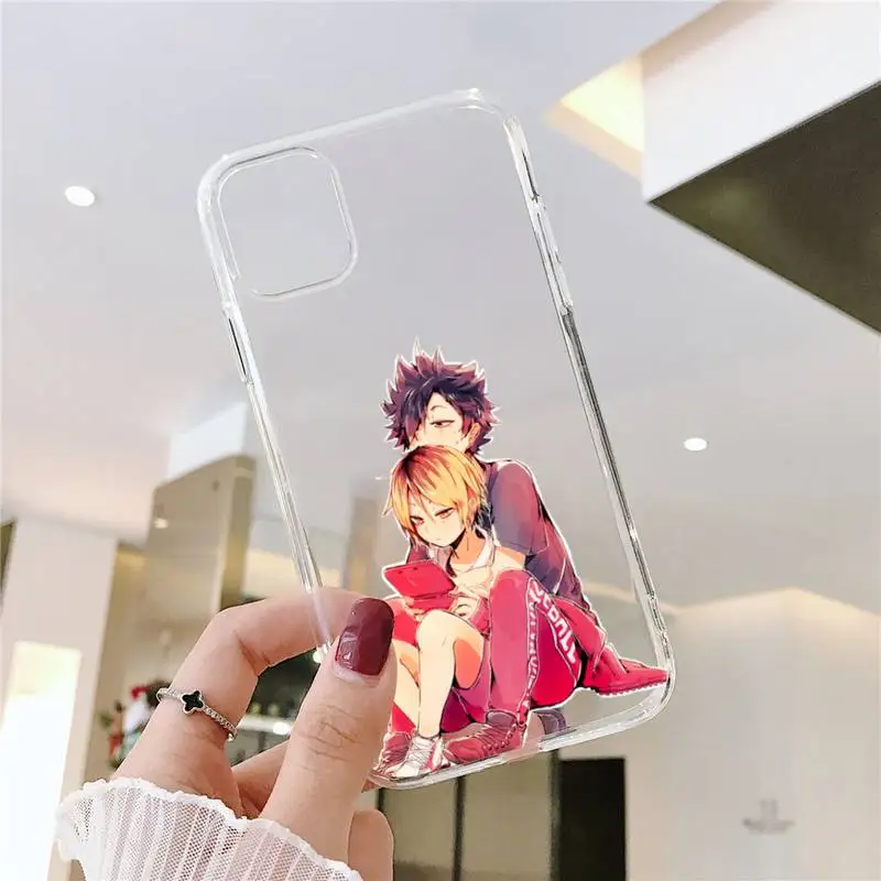 

Kenma Kozume of Haikyuu Phone Case Transparent for iPhone 11 12 mini pro XS MAX 8 7 6 6S Plus X 5S SE 2020 XR