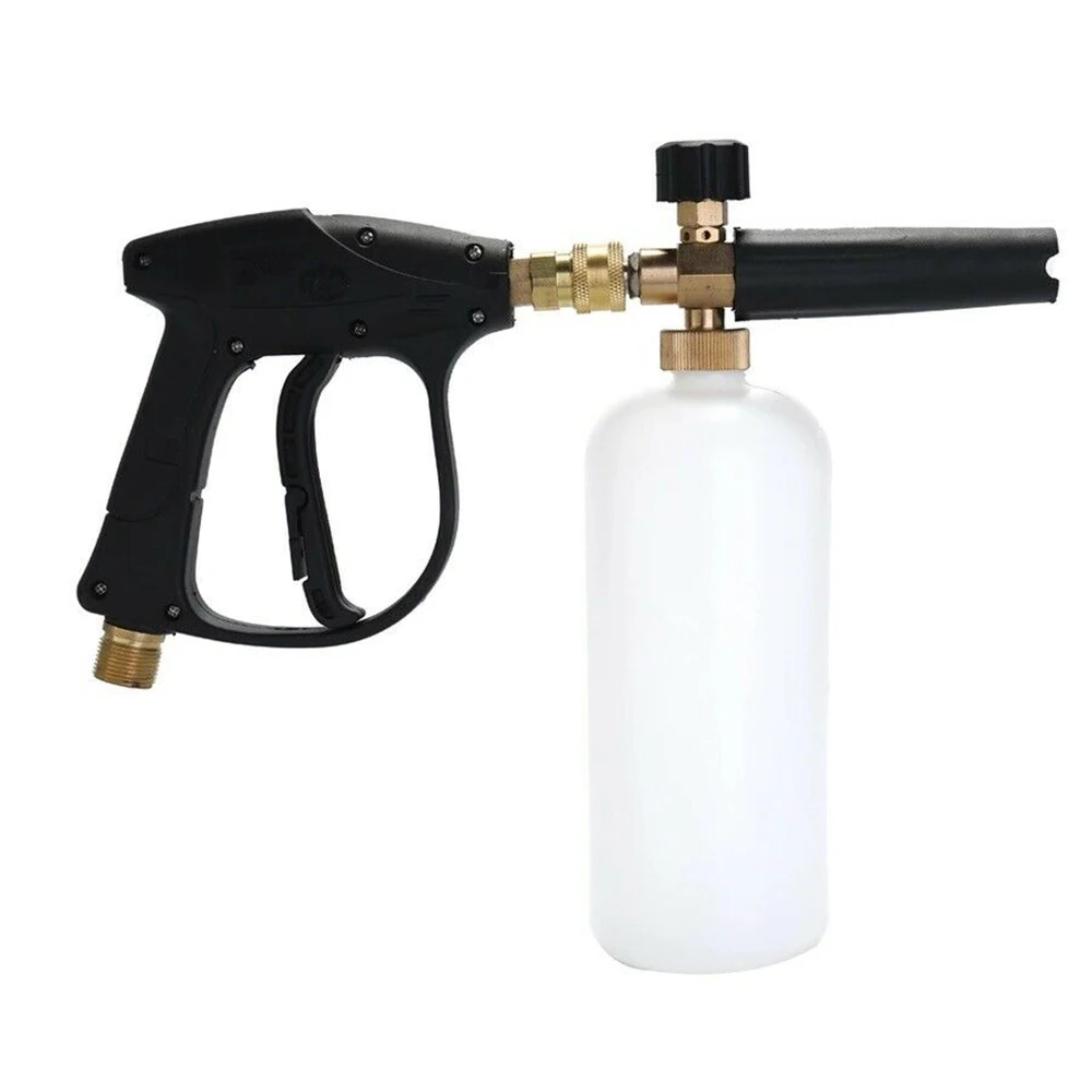 

1/4 Inch Snow Foam Washer Sprayer Car Wash Soap Lance Spray Pressure Jet Bottle
