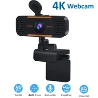 4k webcam conference pc webcam autofocus usb web camera laptop desktop for office meeting home with mic 1080p full hd web camera