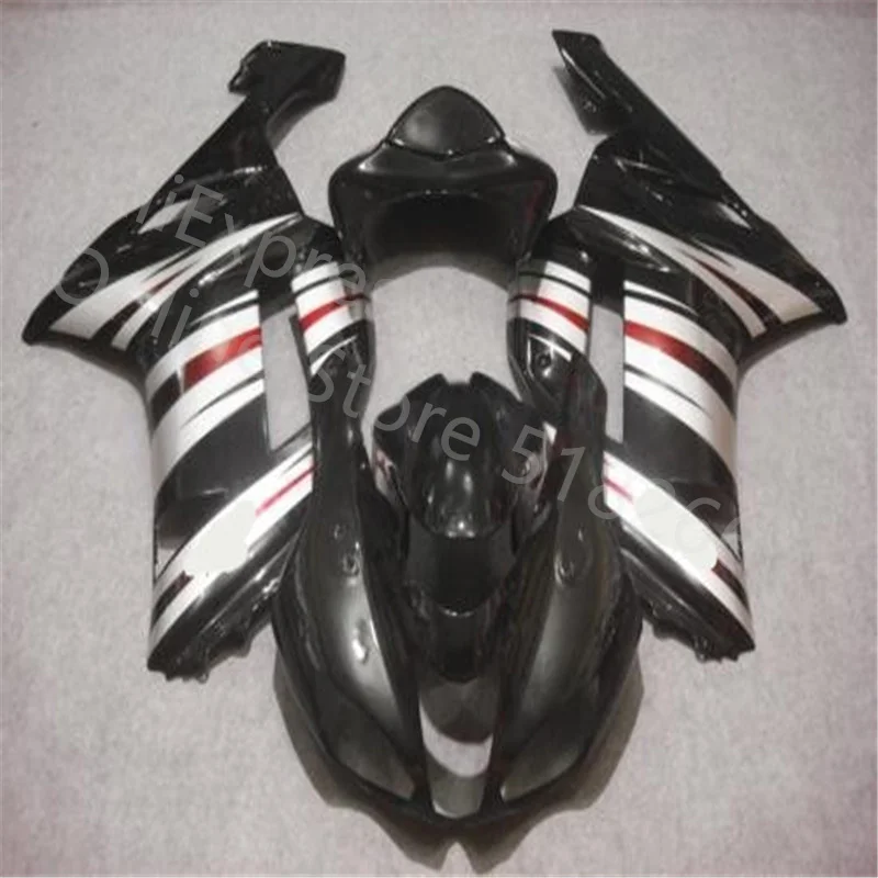 

Black white red Fairing fit For Kawasaki NINJA ZX6R 07-08 ZX-6R ZX636 ZX 6R 636 ZX-636 2007 2008 bodywork Fairing
