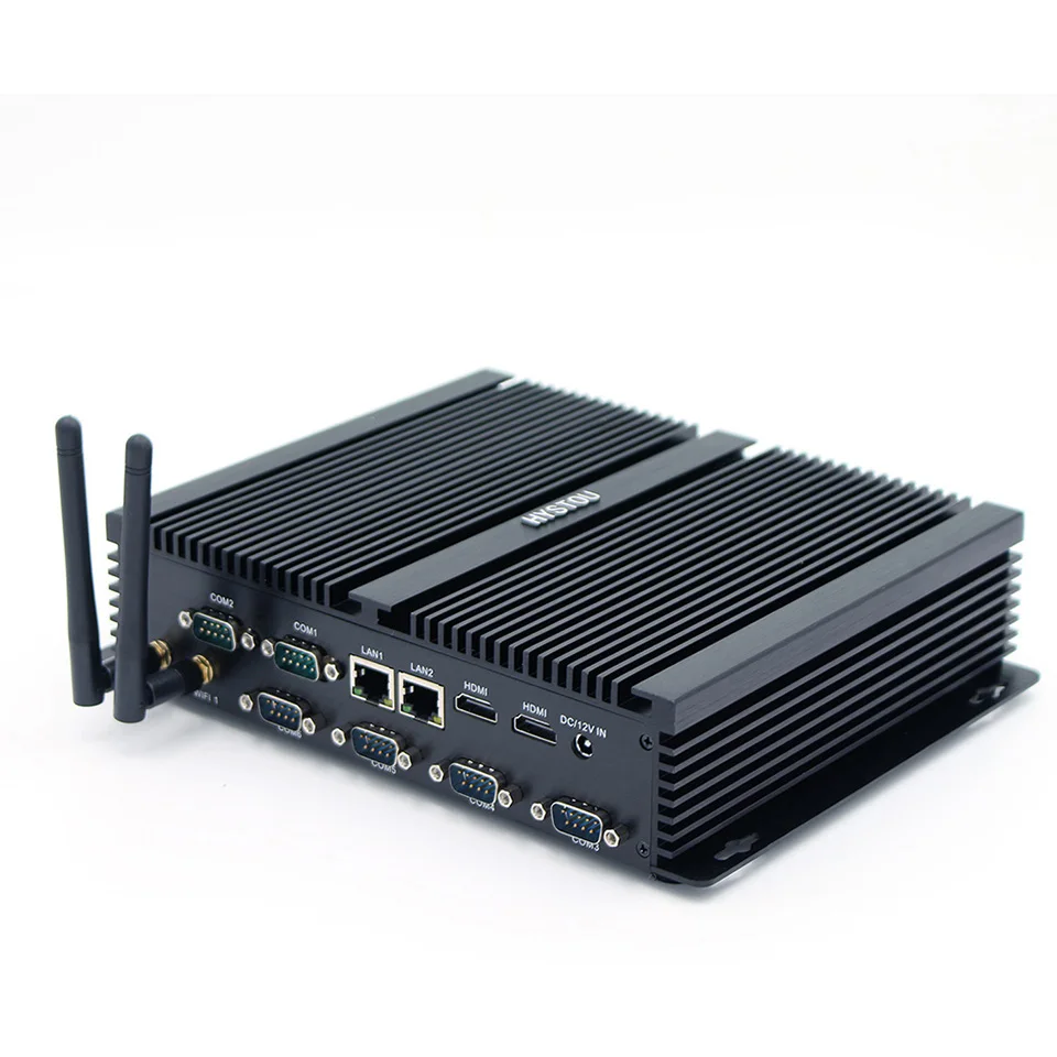 Компьютер с небольшим форм фактором без вентилятора Intel i7 5500u NUC 8 ГБ ОЗУ 256 Гб SSD