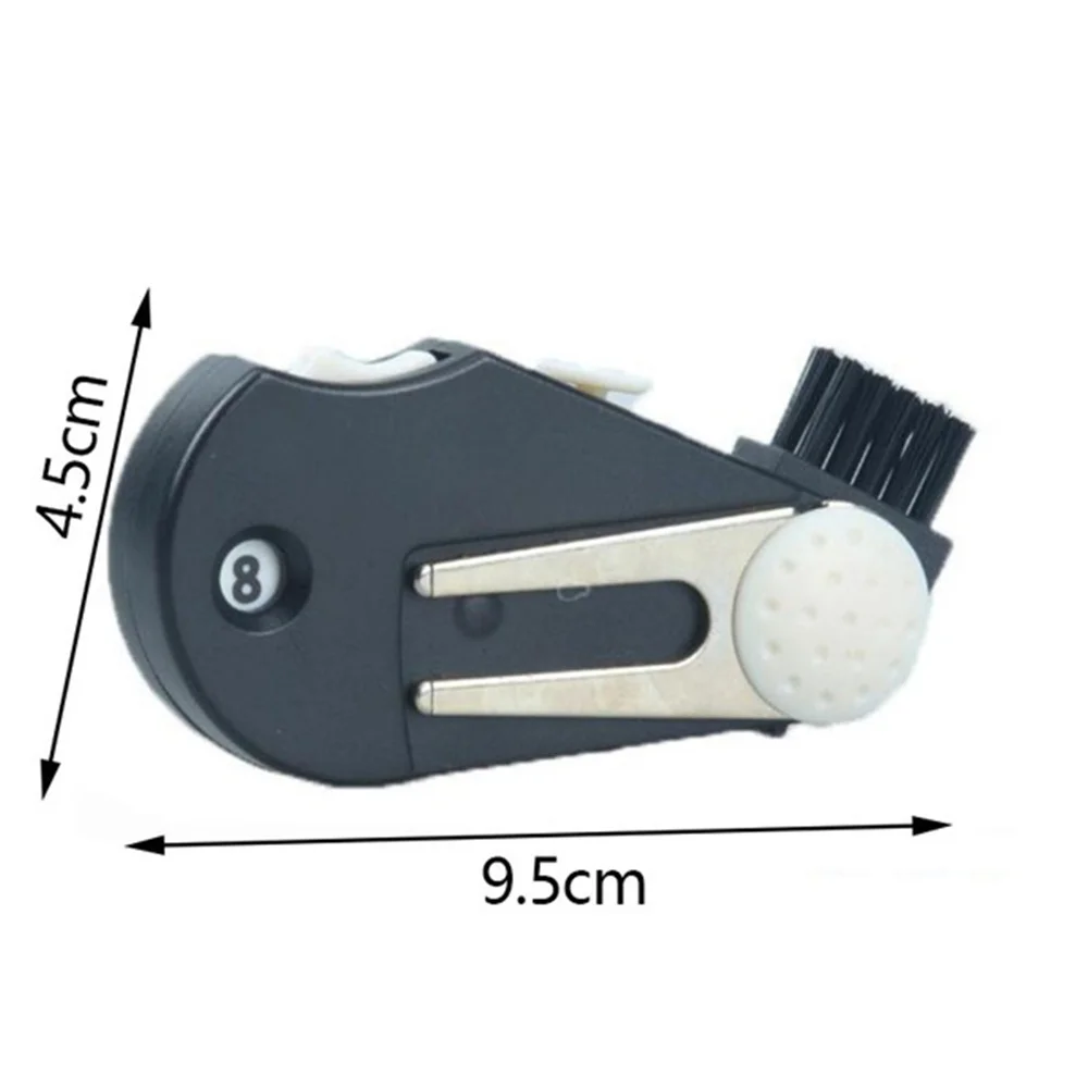 

5 In 1 Golf Pitch Repairing Switchblade Tool Training Aids with Brush Golf Divot Repair Tool Green Fork Score Counter
