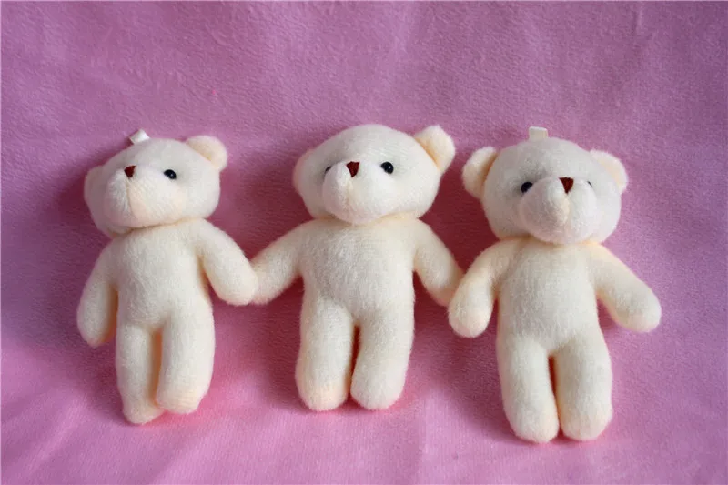 1/5/10 шт. мини плюшевый медведь плюшевые мягкие игрушки-животные маленькие