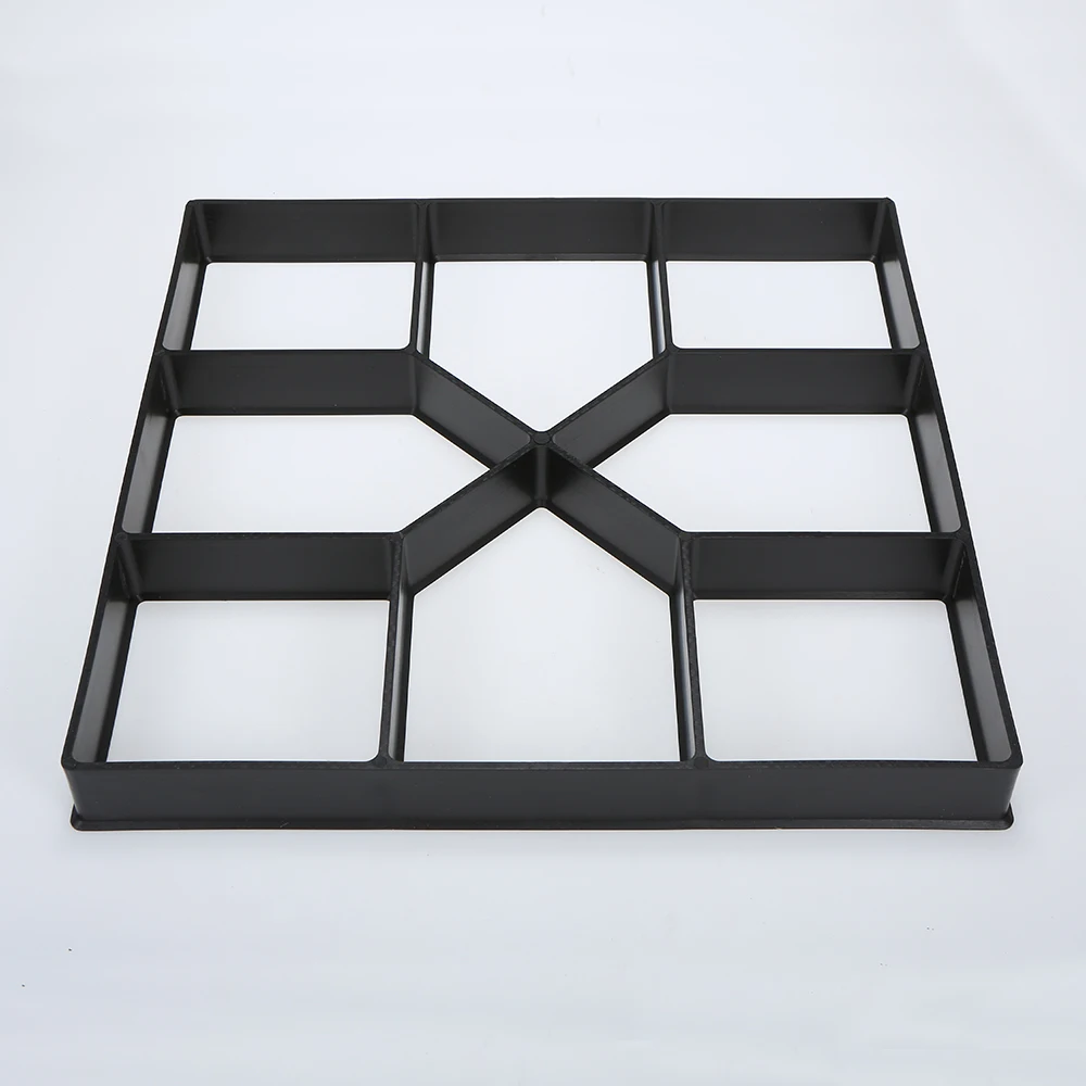 Черная Пластиковая форма для мощения своими руками дома сада пола дороги