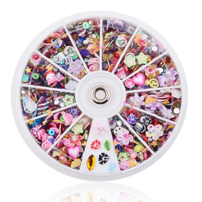 

12 grid/set Mix Colors 3x6mm Horse eye Resin Nail Rhinestones Crystal Non Hotfix Flat back glitters to DIY Nail Art jewelry