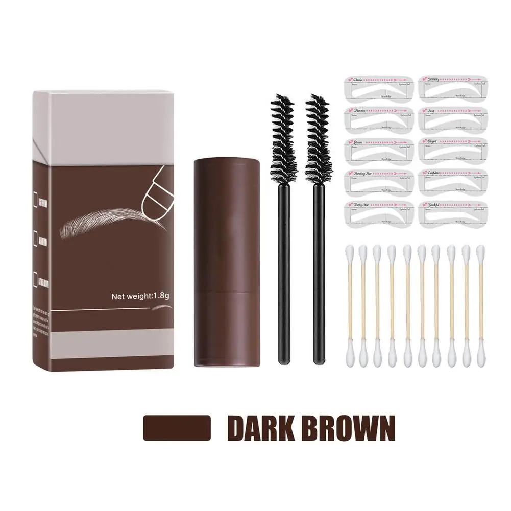 Brow Stamp Stencil Kit Long-lasting Eyebrow And Suitable For Novices Gift Wife Mother Friends |
