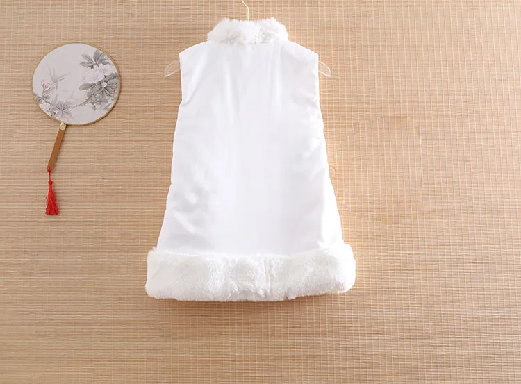 Высококачественный новый зимний женский хлопковый жилет Топ в китайском стиле