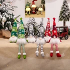 Рождественский гном светодиодный Ной подсветкой, светящийся гном, Рождественская Кукла без лица, рождественские подарки на новый год 2022, украшение для дома и рождественской елки