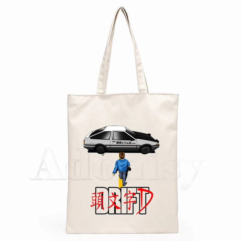 Женская тканевая сумка-тоут Drift многоразовая сумка с принтом японского аниме