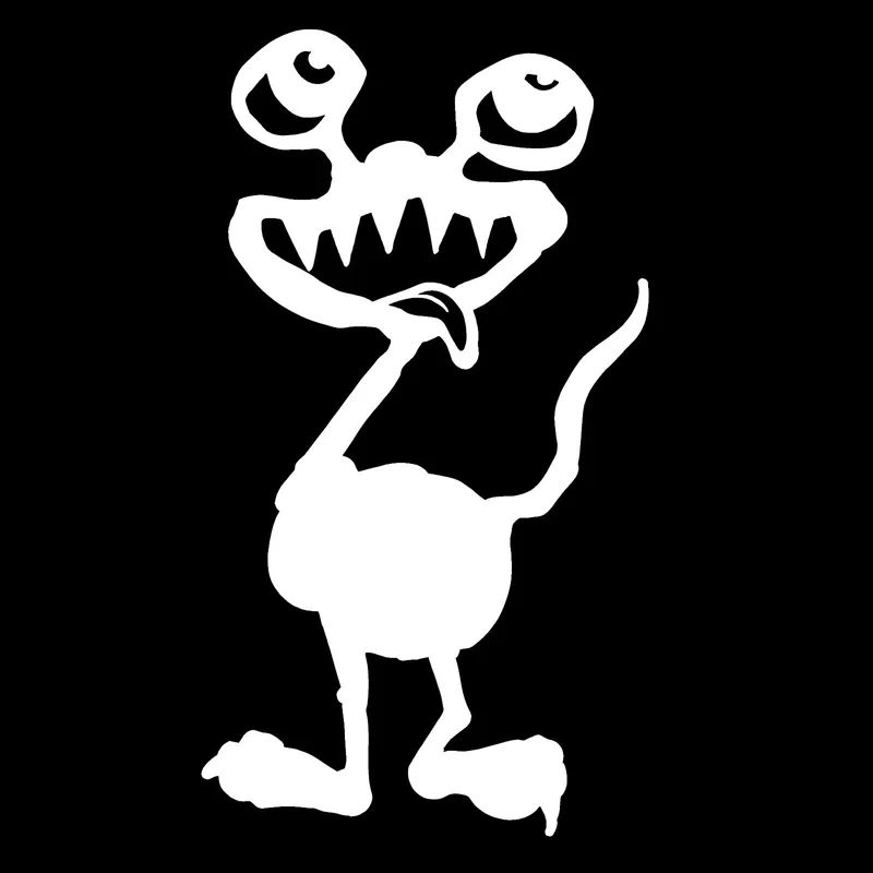 LLY-2128 мультфильм смешной инопланетянин Монстр личность Автомобильная наклейка