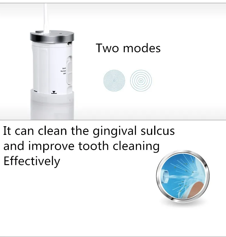 

1061 180ML Potable Electric Oral Irrigator Water Toothpick Teeth Whitening Water Flosser Dental Tooth Cleaning Tool hot