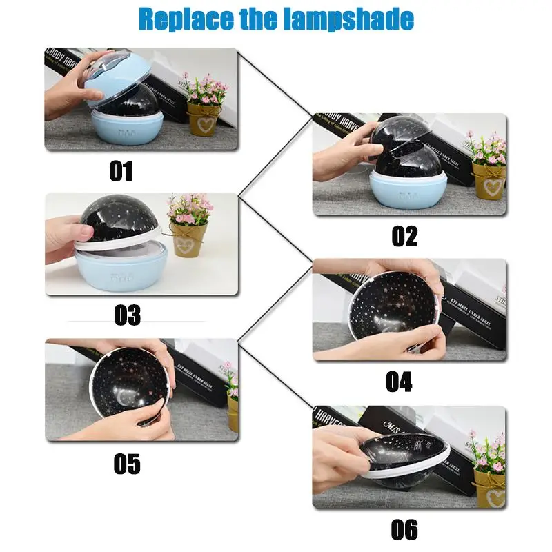 

Upgrade 8 modes LED Starry Sky Night Light Planet Projector Lamp Ball Colorful Rotate Flashing Star Kids Baby Kids Birthday Gift