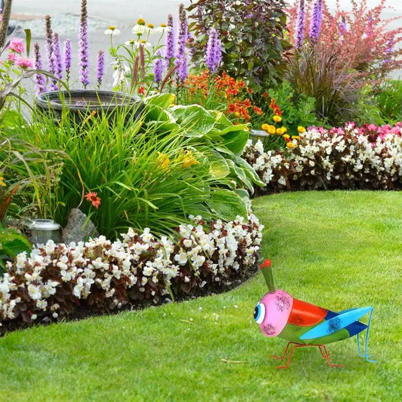 Кузнечик ремесла металлическая садовая статуя саранчом для улицы двор