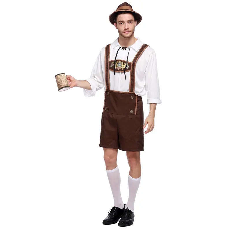Костюм для Октоберфеста мужчин униформа из 3-х предметов взрослых традиционный
