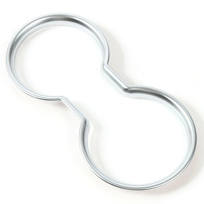 Автомобильный хромированный передний держатель для чашки воды декоративная