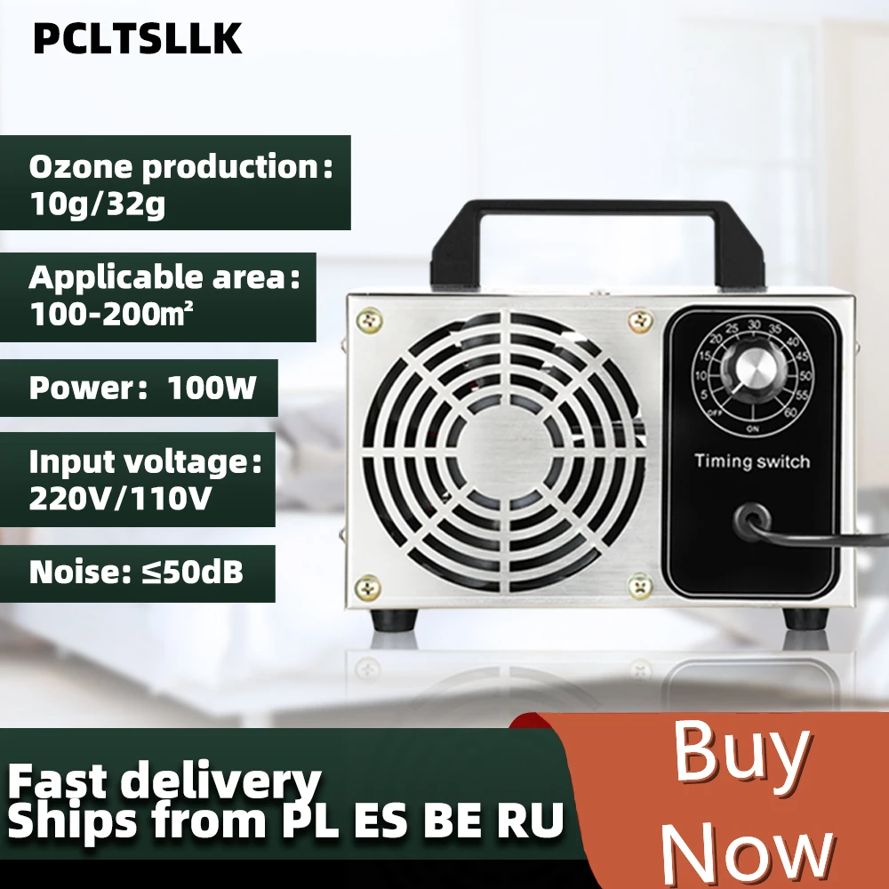 PCLTSLLK 32G озоновый генератор 220V 10G Озон стерилизовать Портативный воздуха Ozonu O3