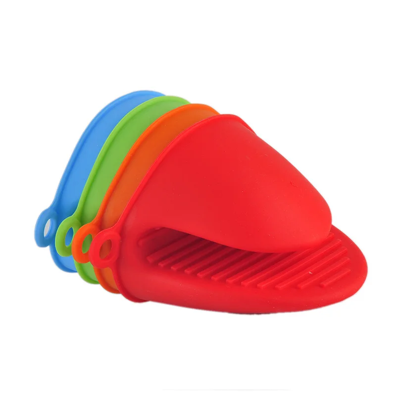 2 шт./лот силиконовые оранжевые зеленые перчатки для микроволновой печи