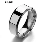 UAGE 8 мм кольцо из нержавеющей стали мужское Высокое качество модные ювелирные изделия 4 вида цветов