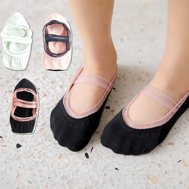 

Fashion Women Girls Summer Thin Socks Non-slip Lace Flower Short Sock Antiskid Invisible Ankle Socks Children's Lace Dance Socks