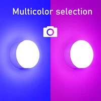 portable led fill light rechargeable blue atmosphere night light photography lighting wall lamp selfie lamp live beauty luzes
