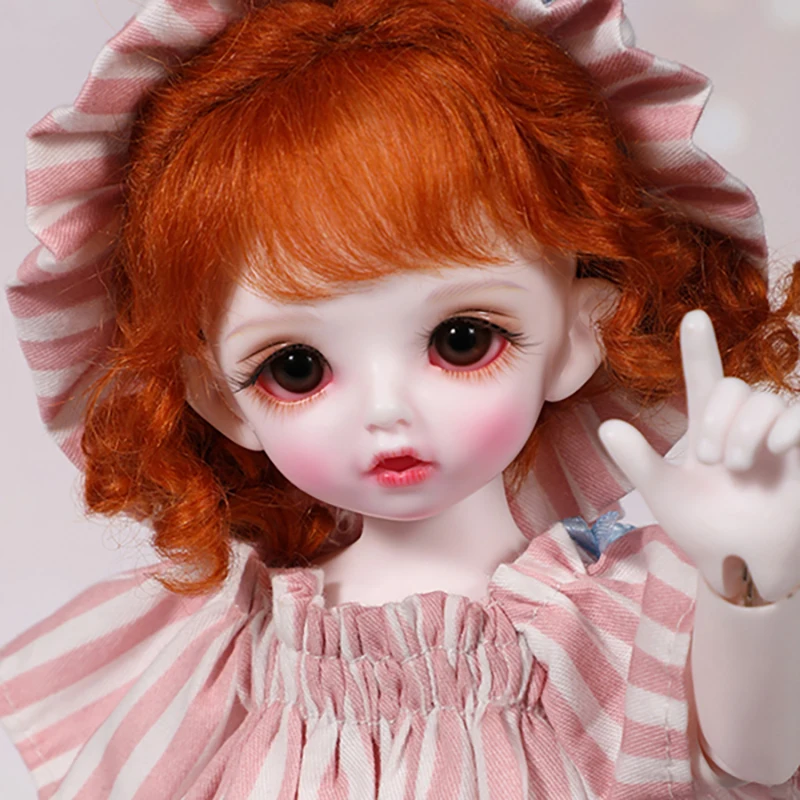 Полный комплект 1/6 BJD женская кукла девочка шарнирная милый розовый наряд Детская