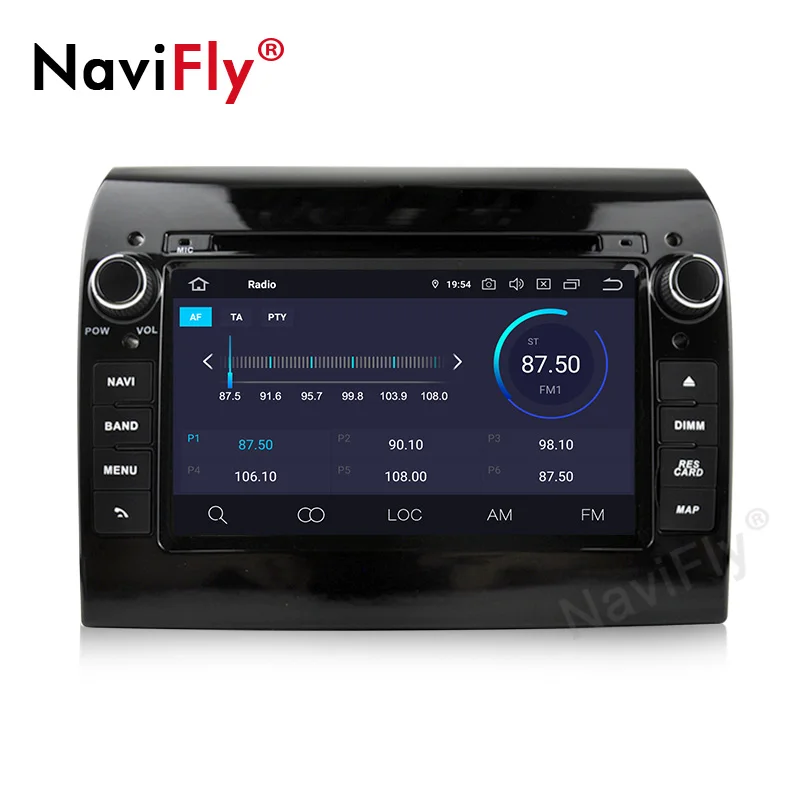 NaviFly Android 9,0 Восьмиядерный автомобильный DVD gps навигационный плеер для FIAT DUCATO автомобильный Радио стерео плеер с поддержкой Wi-Fi OBD DAB