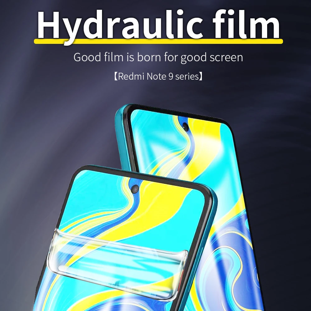 3Pcs soft full cover Not Glass for xiaomi redmi 10X note 9 9A 9C 9i 9T 9S 8 8T 7 7S pro max hydrogel film phone screen protecto | Мобильные