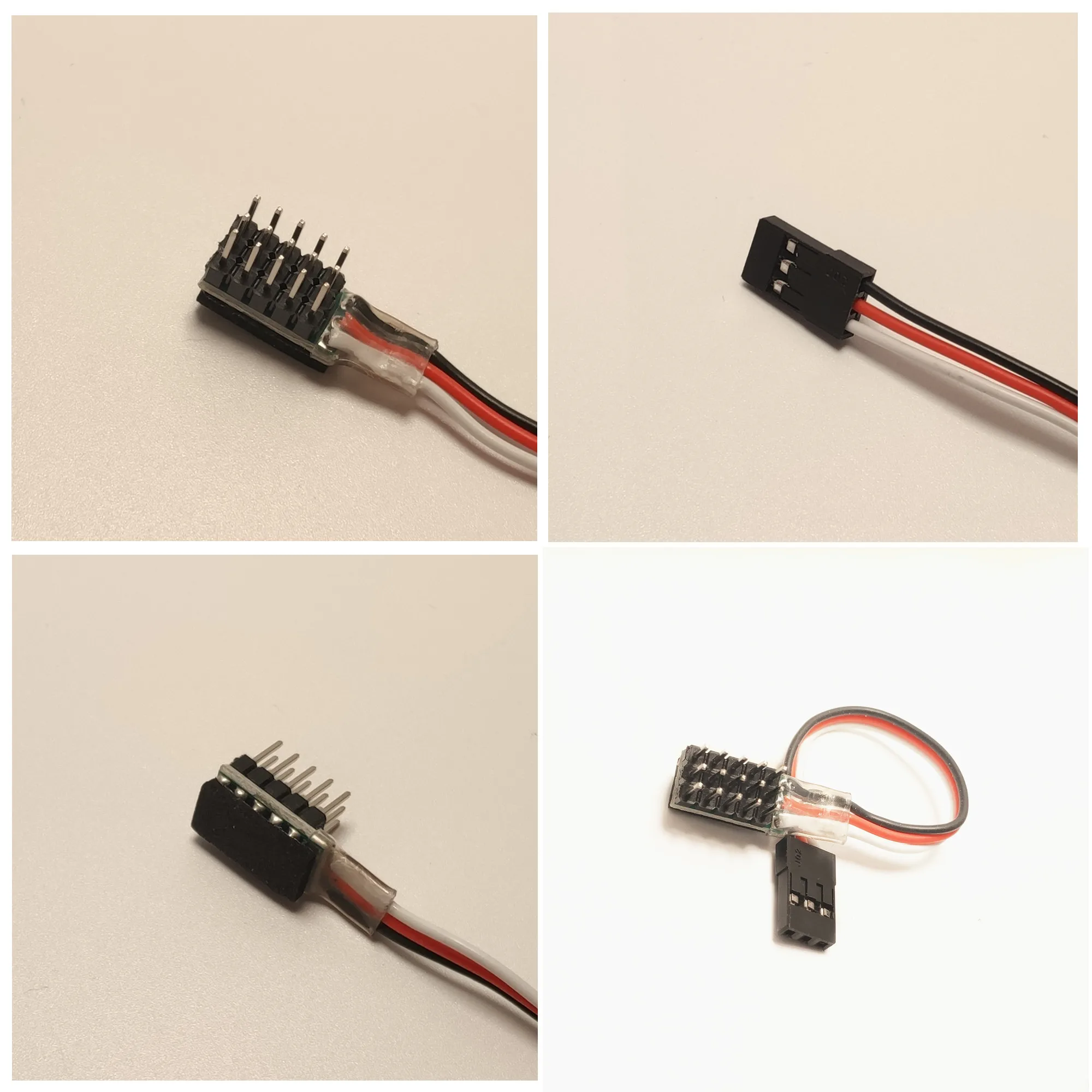 Разветвитель сервопривода 10 см кабель с 1 разъемом на 5 штекеров для РУ