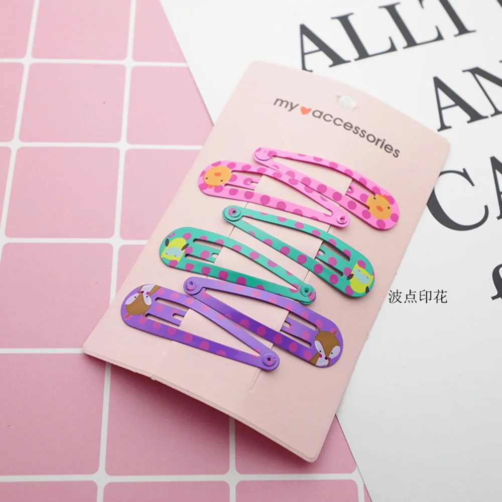 6 шт./партия см шпильки оснастки Заколки для волос маленьких девочек Платья из