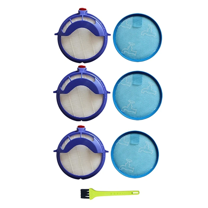 

4Pcs Pre-Filter & Post-Motor HEPA Filters Compatible For Dyson DC25,Replacement Filter Kit Fits All DC25 Spare Parts