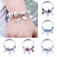 flower fairy bohemian crystal womens hand bracelet for women elasticity colorful crystal stone beadeds bracelets bangle