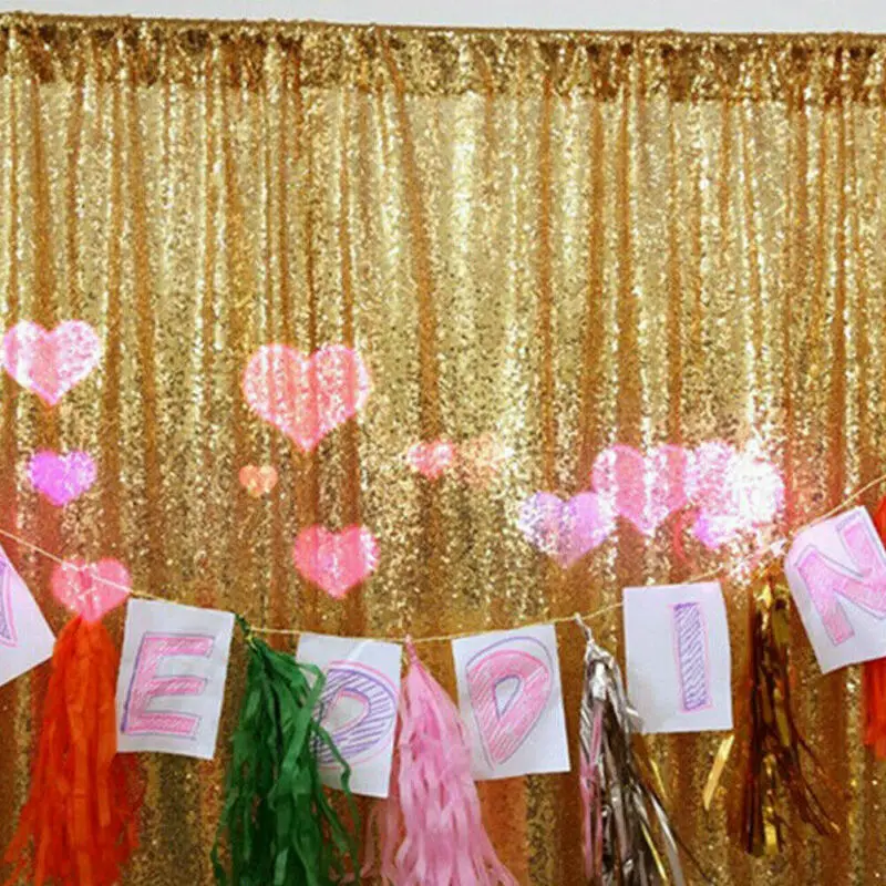 Фотофоны для вечевечерние мерцающие блестки занавески свадьбы декорация